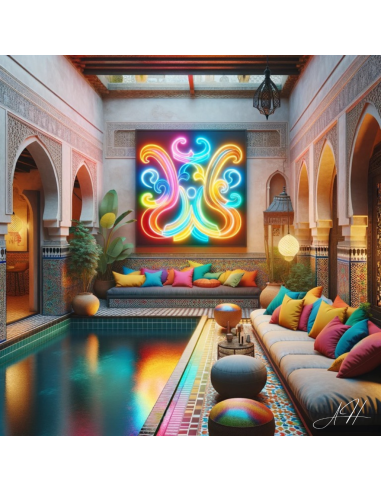 „Riad Marocain“ – LED-Leuchtreklame vente chaude votre 