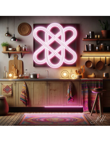 „Bohemian Neon“ – LED-Neonschild Fin de série