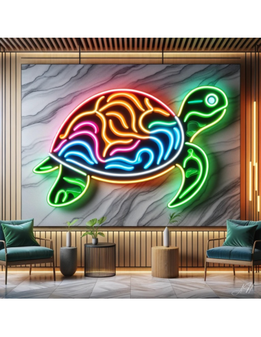 'Neon Turtle' - LED neon sign la livraison gratuite